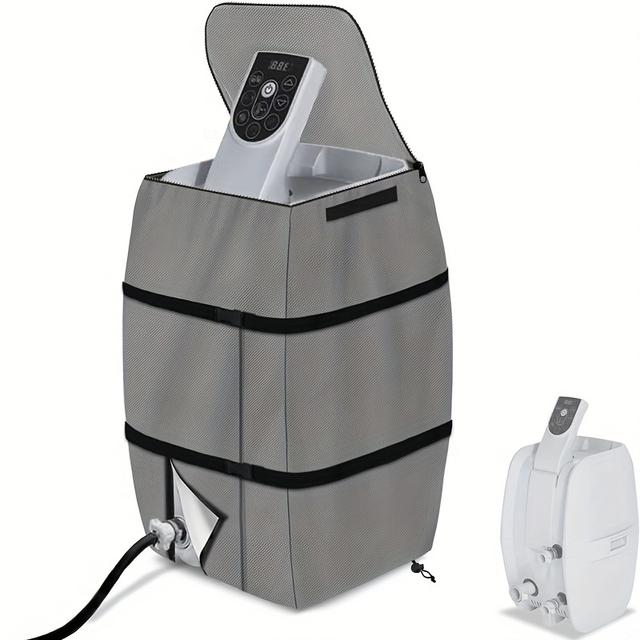 TEMU Wasserdichte und staubdichte Abdeckung für Heizpumpe – Winterabdeckung für aufblasbare Whirlpool-Heizpumpen, Schutz gegen Staub