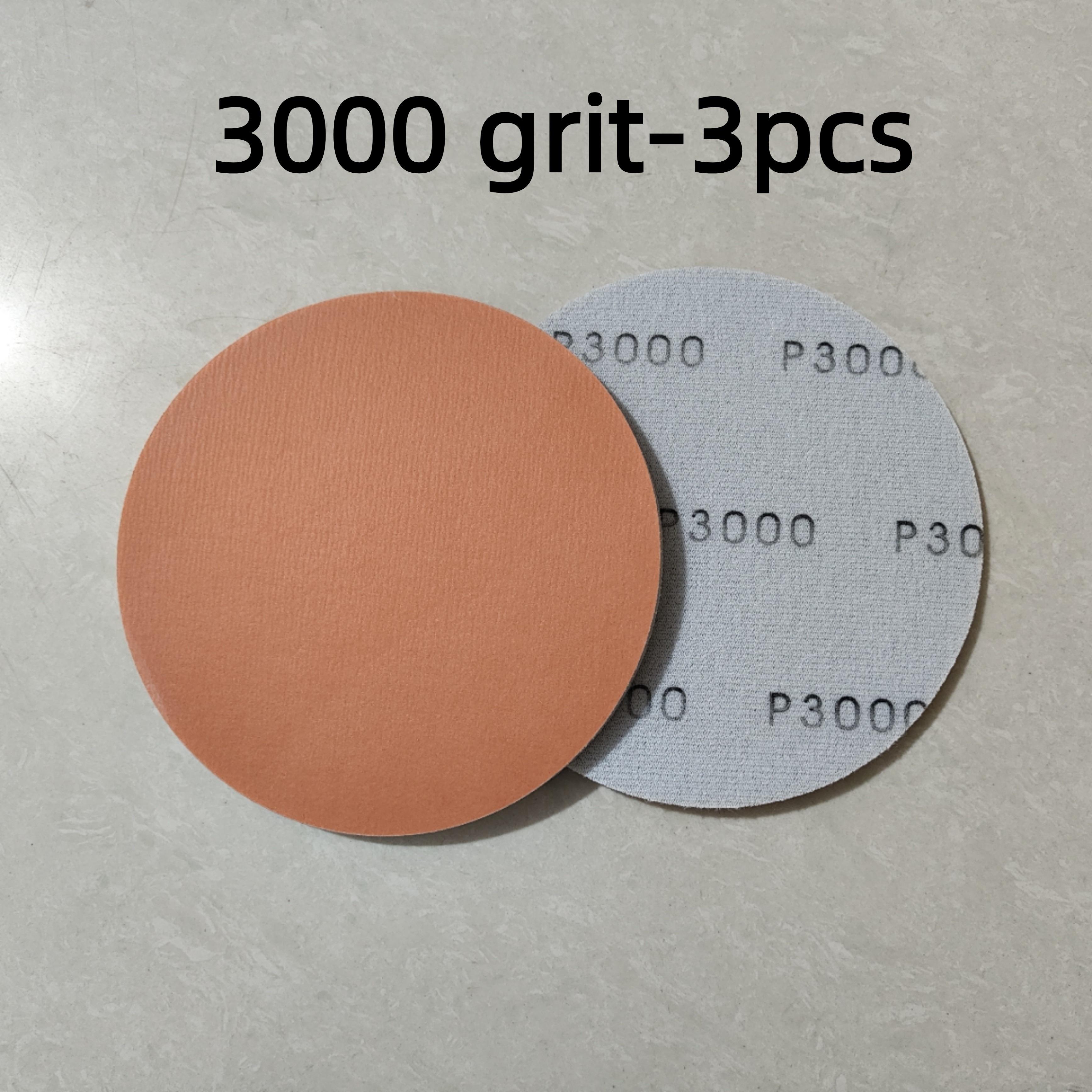 TEMU 6inch 150mm Foam Backed Hook & Loop Polishing & Buffing Sanding Discs Sponge Sandpaper 400-3000 For Car Auto