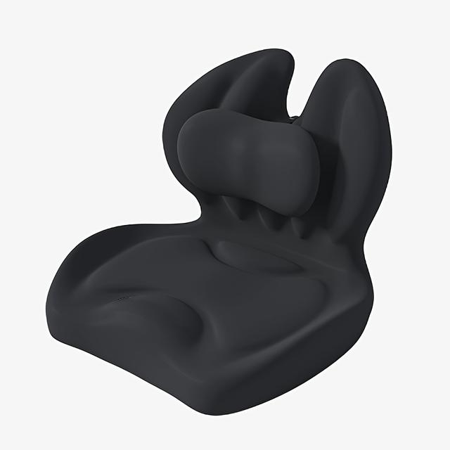 TEMU Ergonomic, Slow Rebound Office Seat Back Cushion Cushion, Memory Foam Seat Fart Cushion, One-piece Office Seat Fart Cushion, Home Chair Cushion, Universal