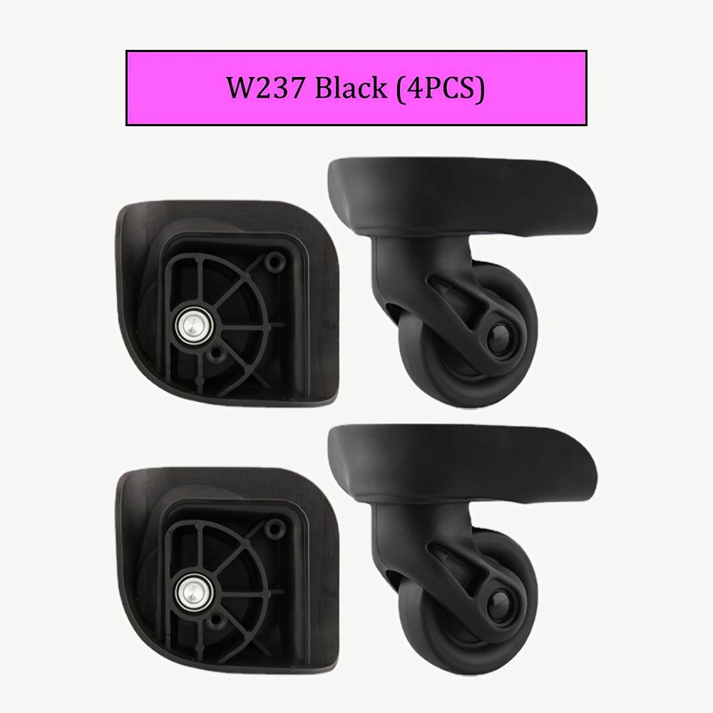 TEMU 4 piezas, Ruedas Giratorias W237 para Equipaje, Accesorios de Repuesto para Maletas, Ruedas Giratorias Silenciosas Desmontables, Rodillos de Calidad