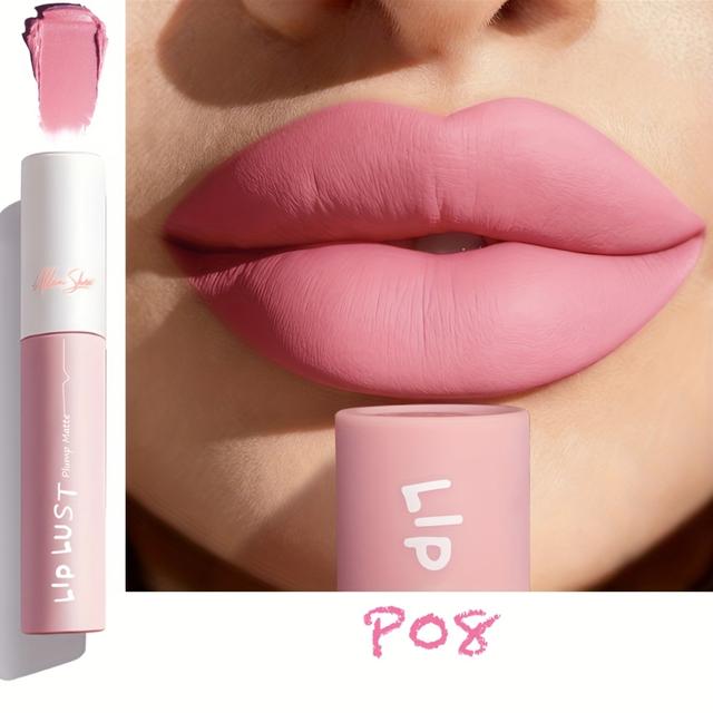 TEMU Matte Liquid Lipstick Long-lasting Non-drying True-matte End Highly Pigmented Lightweight Formula Lip Stain