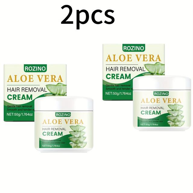 TEMU With This 2pcs Aloe Vera. It Removes Hair Without Irritating The Skin, Leaving It Smooth And Free Of Residue. Suitable For Use On , Lips, Underarms, Legs, , And Intimate Areas