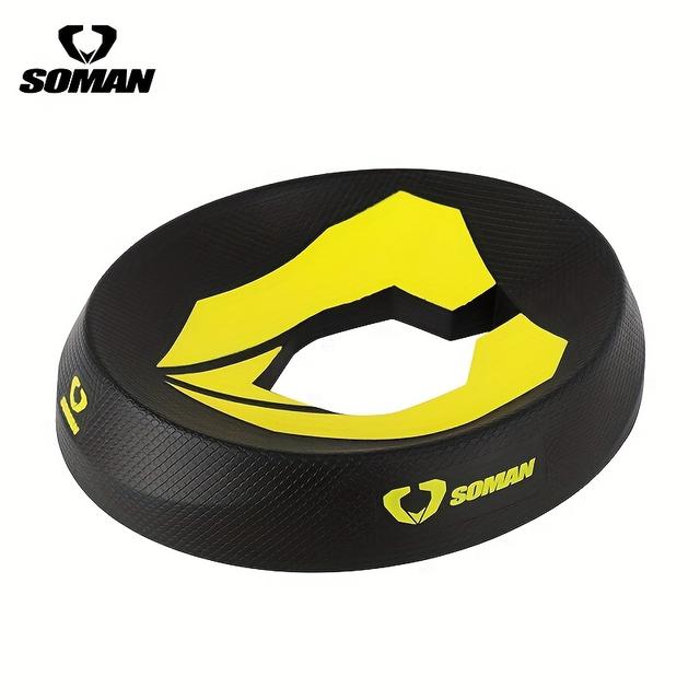 TEMU Black Non-slip Support Pads For Multifunctional Helmets, Suitable For Both Full And Half Motorcycle Helmets, Without Battery