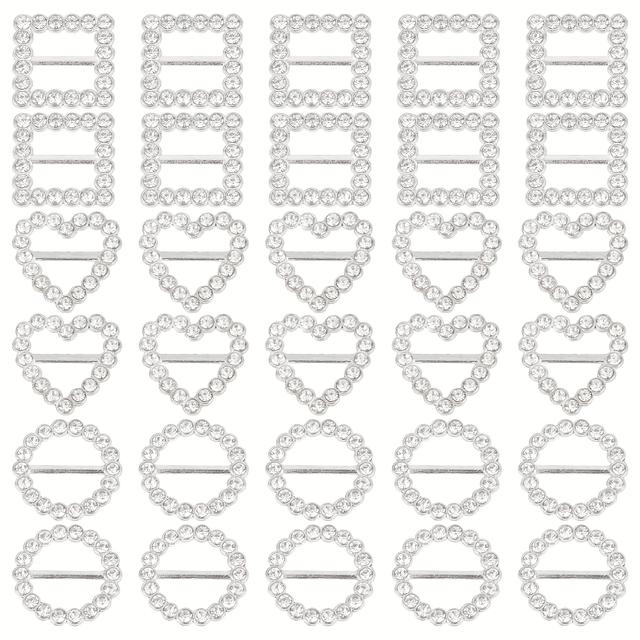 TEMU 30 шт. застібок-слайдерів для стрічок, аксесуари для взуття та одягу