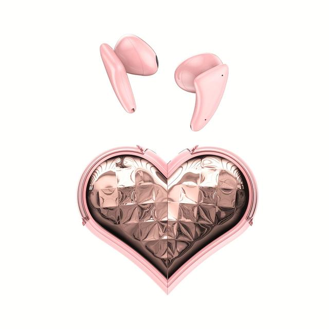 TEMU Schöne TWS Kabellose Kopfhörer mit ENC Intelligentem Geräuschunterdrückung, Halb-in-Ohr-Kopfhörer Perfekt zum Musikhören/Filmen/Spielen