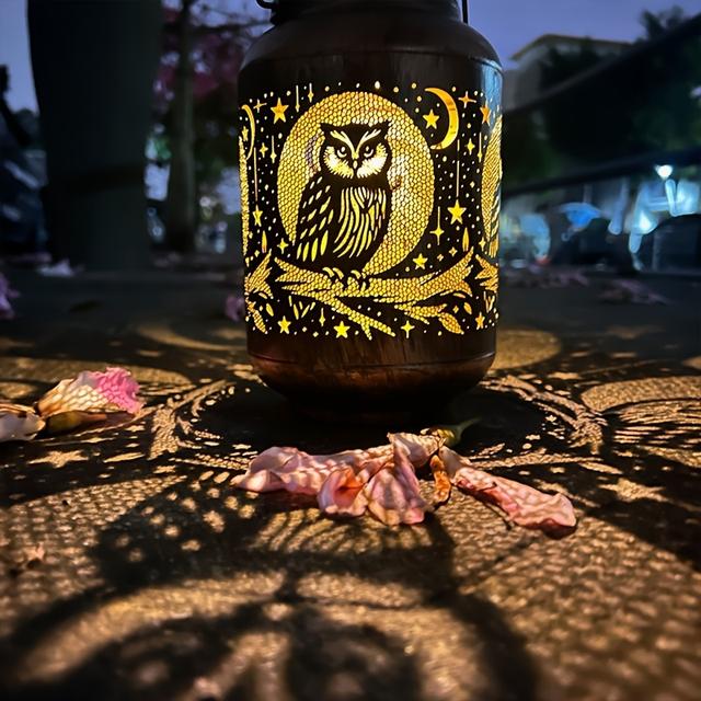 TEMU Solar Lanterns For Outdoor Use, Featuring Hummingbird Designs, Metal , And Led Lights. Perfect For Christmas Decorations And Enhancing , Courtyard, Lawn, Porch, Terrace, Or Balcony