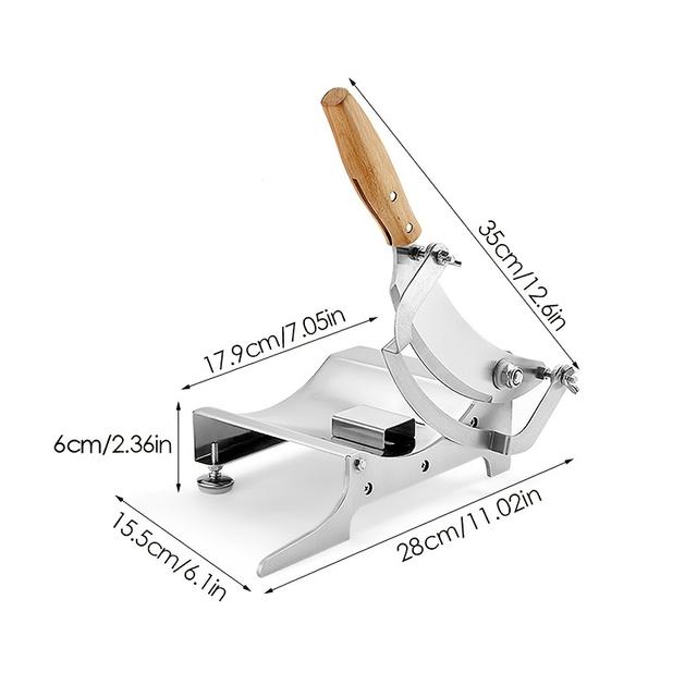 TEMU Chinesische Kräuterschneidemaschine – Haushalts-Guillotine für Kräuter, Ginseng, Maulbeeren, Gelbmesser, Hirschgeweih, Ganoderma, kleine Ginsengscheiben