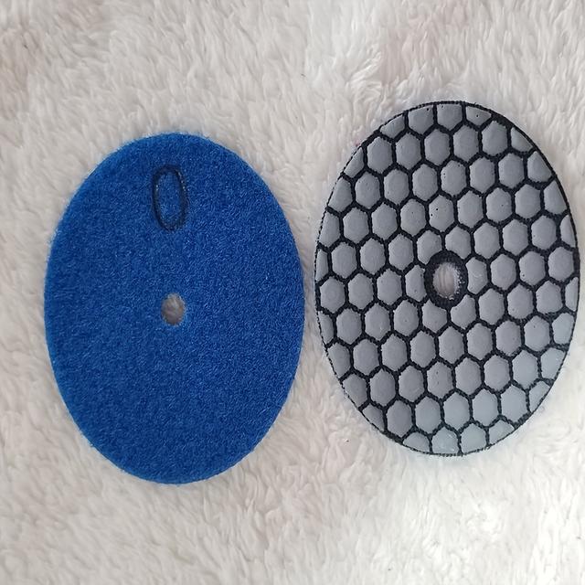 TEMU 1pc Dry Grinding Disc, Stone Polishing Disc, Marble, Quartz, Granite, Ceramic Tile Polishing, Diamond Angle Grinder Polishing Disc, 80mm/100mm, 3.14in/3.94in