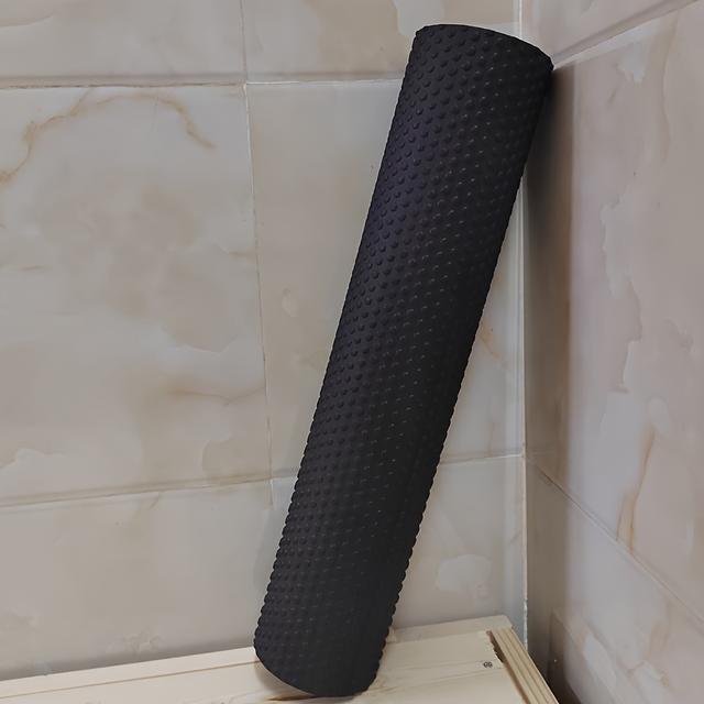 TEMU Ексклюзивний ролик для йоги, круглий циліндр з ЕВА-піни з гексагональним малюнком для вправ пілатес, покращення домашніх тренувань - покращення гнучкості, розтяжка