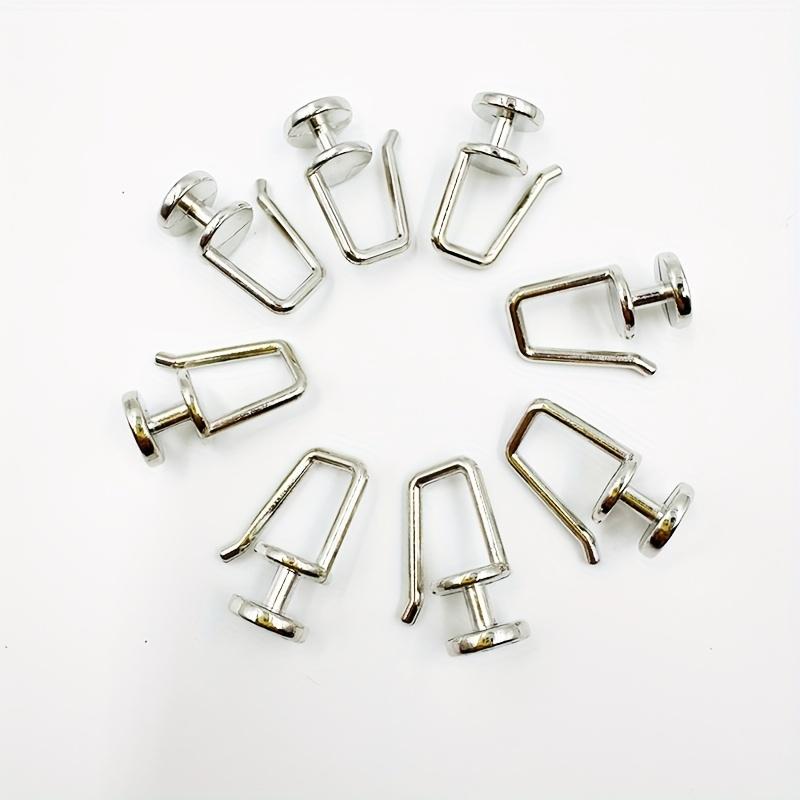 TEMU 20pcs Curtain Track Accessories - Full Metal Rail Wheels, Clips & Rings With Alloy Rollers For Curtains And Bed Canopies - Durable And Sun-resistant For Hotels, Homes, Cars, , And Sunrooms