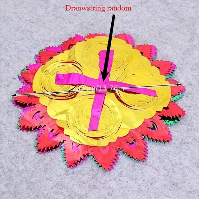 TEMU New Colorful Tinsel Paper Streamers, Christmas New Year Wedding Room Decoration Sequin Garland, Novelty Bridal Shower Decorations For Living Room And Newlywed Home