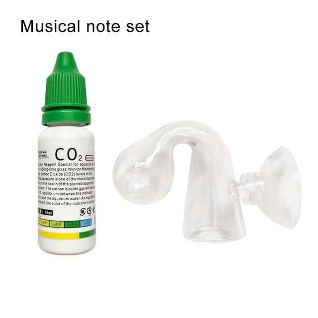 TEMU Co2 Indicator For Aquariums - Liquid Tester For Fish Tanks To Monitor Plant Co2 Levels, Includes 15ml Drop Checker Kit