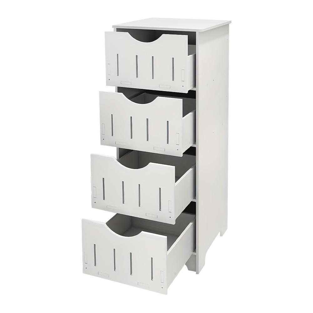 TEMU White Bathroom Storage Unit, Toilet Storage, Slim Bathroom Cabinet, Side Storage, 30 X 30 X 82 Cm - 20250818
