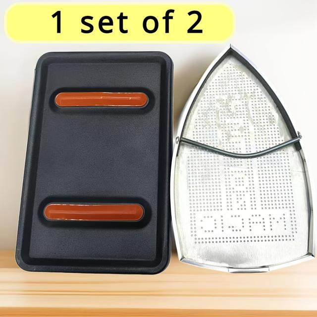 TEMU 1 Set/2pcs, Steam Electric Iron Anti-scalding Protective Cover, Ironing Boots + Anti-scalding Heat Insulation Board - Aurora Design, Light-proof And Anti-scalding, Thermal Protection Accessories