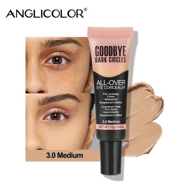 TEMU 3 Color Dark Circle Concealer - Waterproof & Heavy Duty Eye Makeup, Long-lasting Full Coverage For Dark Circles, Concealer Makeup, Blemish Cover, Tattoo Cover, For All Light Beige Types