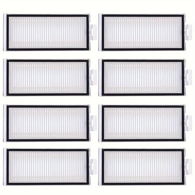 TEMU 8pcs Replacement Filters Compatible With Q5 Pro, Q5 Pro+, Q7, Q7+, Q7 Max, Q7 Max+, Q8 Max, Q8 Max+, Robot Vacuum And Mops