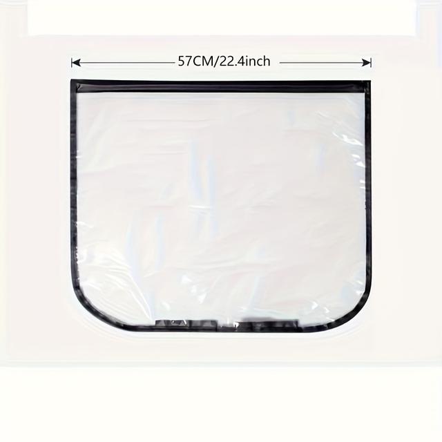 TEMU EV 충전 비/눈 커버 잠금 커넥터 포함 - 헤비듀티 방수 EVSE 호환 (전기차 스마트 외부) 야외 플러그인 하이브리드용 액세서리, -전기 - (어댑터 미포함)