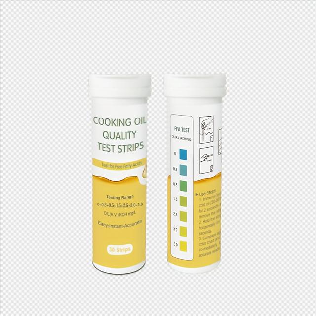 TEMU Kitchen Oil Quality Test Strips 0-5.0, Restaurant And Home Use Rapid Crisping Oil Acidity Test Strips, 30pcs/canister