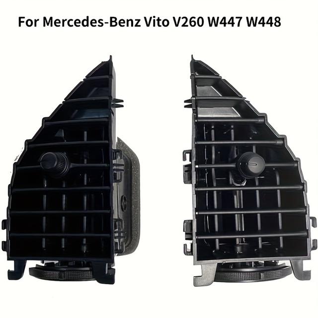 TEMU 2pcs Front Dash Vent Assembly Panel Conditioning Outlet Grille Vent Assembly For Mercedes-benz W447 W448 A4478300454 A4478300654, Without Battery