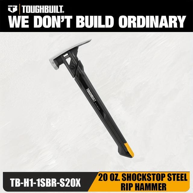TEMU TB-H1-1SBR-S20X ShockStop 20oz Молот для каркасу з фрезерованою сталевою головкою Rip