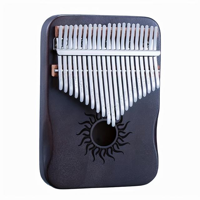 TEMU Kalimba de 17 a Teclas, Piano de en Madera de Sólido, Instrumento para Principiantes, Mbira con de Afinación