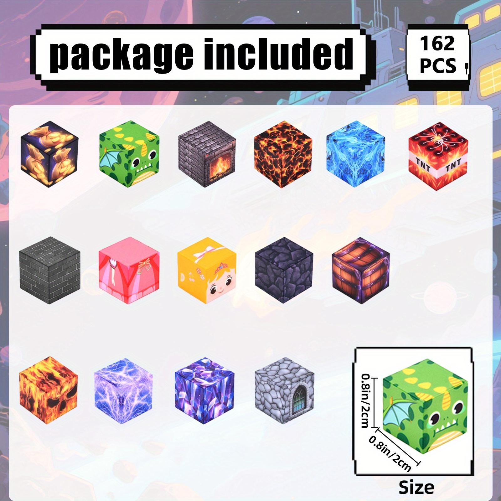 TEMU The For Birthday Gifts For Children. 100/162pcs Magnetic Building Kits, Suitable For Use. Creative Magnetic Toys, Suitable As Gifts For Day, Easter, Christmas