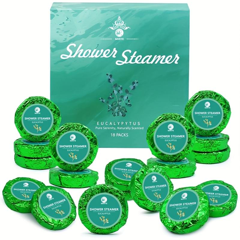 TEMU 18pcs Eucalyptus Shower Steamers - Scented , Ideal For Normal Skin, Perfect Relaxation Gift For , Mother's Day & Birthday