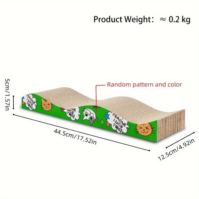 TEMU 1pc, Creative And , Corrugated Cardboard,cat Scratching Board, Cat Nest, Cat House, Cat Bed, Cat Room, Cat Sofa, Cat Toys, Cat Supplies, Cat Furniture, Cat Tray, , Cat Climbing Frame,