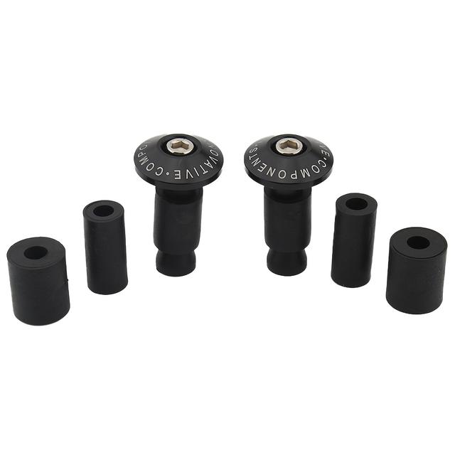 TEMU 2 Pcs Motorcycle Cnc 7/8" 22mm Handlebar End , Metal Bar End Weights For For For Kawasaki For For For Cruiser Chopper For Cafe Racer, Vibration Dampener Balancer Universal Bike Grip Caps