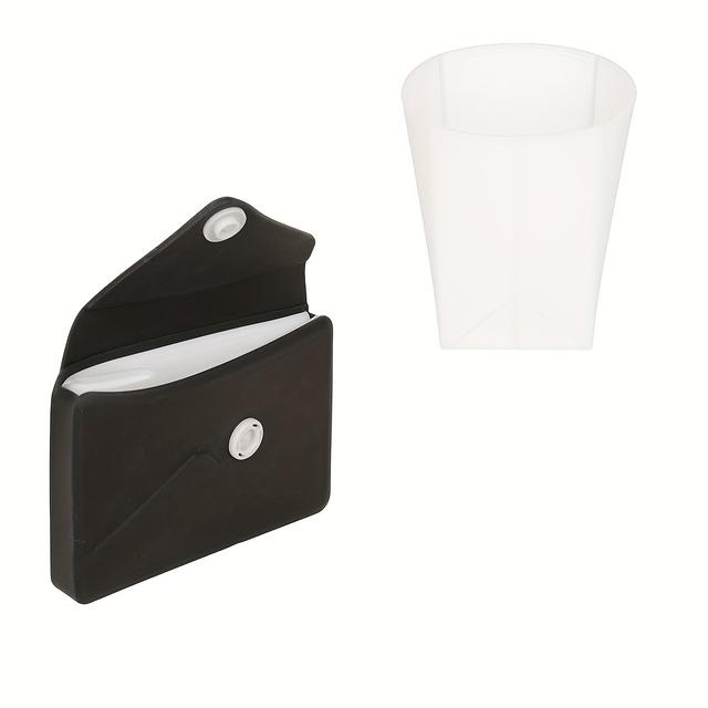 TEMU Silikon Faltbarer Wasserbecher für Outdoor Camping, Tragbarer Saft, Bier- und Getränkebecher für Reisen