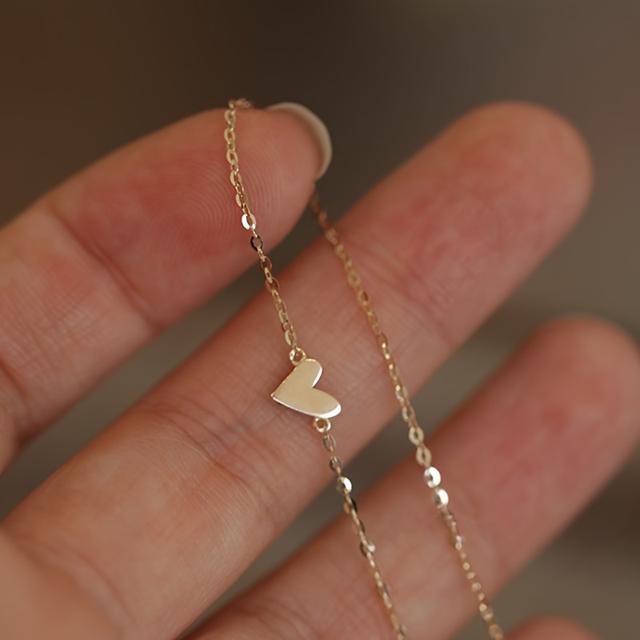 TEMU Bijou en argent 925 pour femme - Mini à la cheville en de cœur dégradé, design élégant et d'inspiration française, et , parfait pour un ou cadeau, bijoux de d'anniversaire d'avril, bijoux mignons