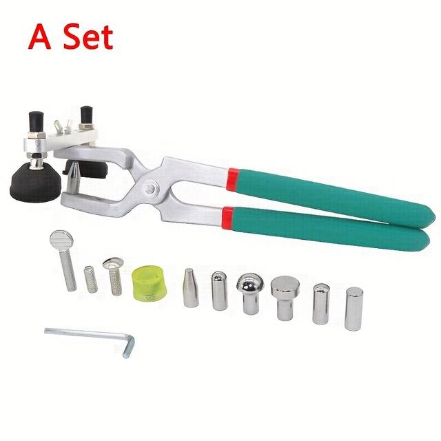 TEMU Auto-Dellen-Reparatur Kanten-Crimping-Zange Multifunktionales Dellenentfernung-Handwerkzeug-Set Auto-Motorabdeckung Kanten-Dellen-Entfernungswerkzeug für Auto, SUV und LKW