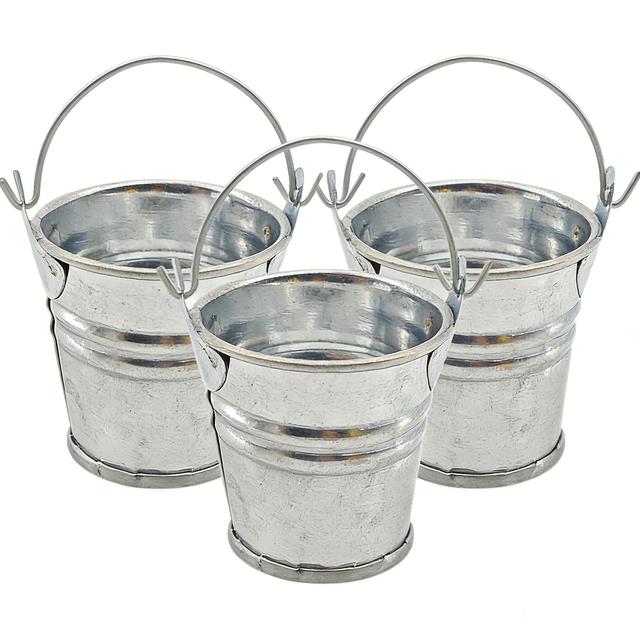 TEMU Juego de 3 con asas, contenedores de almacenamiento decorativos de estilo vintage para regalos de , macetas y detalles de decoración . Regalo de jardinería