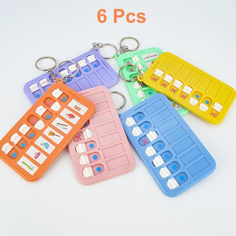 TEMU 6pcs/12pcs Mini Portable Memo List Board, Suitable For To Do List Planner Reminder Office Supplies