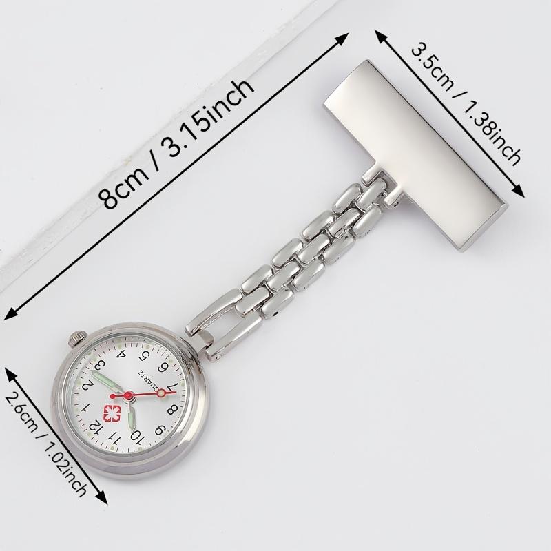TEMU A Watch Made Of Metal, Featuring A Pin For Wearing, Keeps Accurate Time, Has A Textured Metal Dial, Clear , And Makes A Great Gift For Day
