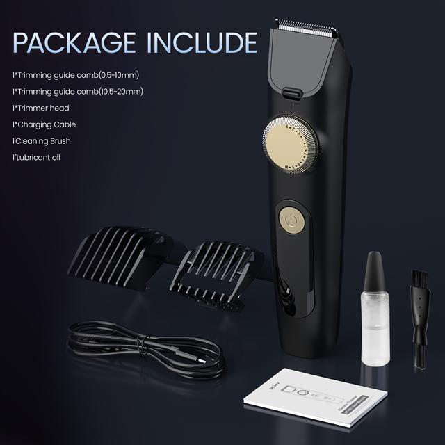 TEMU Performance Hair Clippers With 2 Attachments And Adjustable Length Settings, Corded Or Cordless Trimmer For Hair And Beard, Gifts For Men