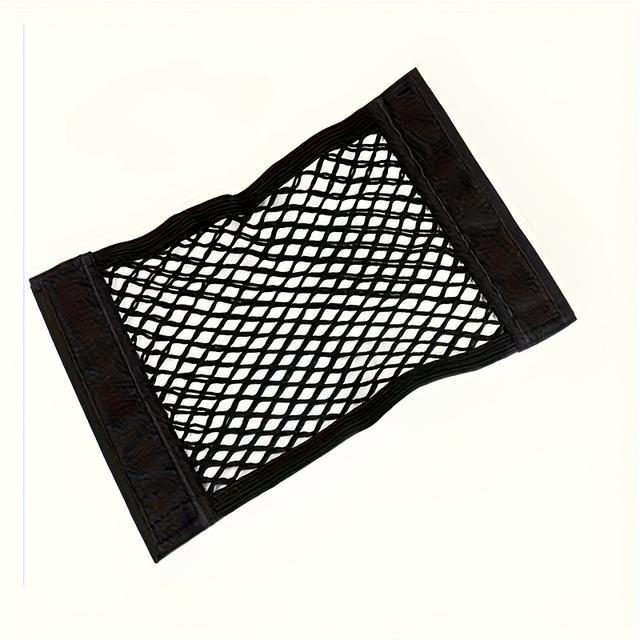 TEMU Car Trunk Organizer Net Set - Elastic Storage Net, Efficient And Neat | Holds Tools, Groceries, Documents, And More