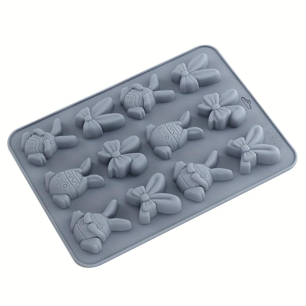TEMU 1pc Bunny Ear Shape Easter Silicone Cake Mold Cake Decoration Candy Chocolate Mold Easter Baking Cake Mold
