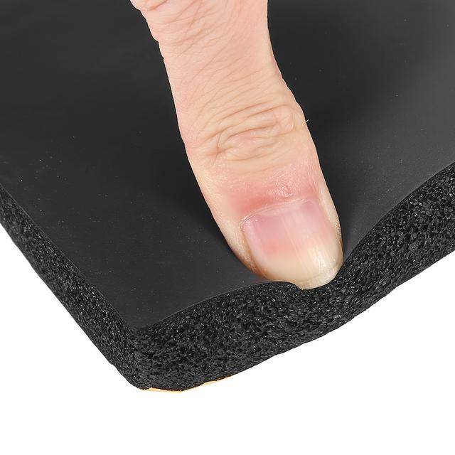 TEMU 1,5 cm Dicke Motorhauben-Heizschutzmatte & Schalldämmung – Motorenbrandwandisolierpad zur Geräuschreduzierung und Wärmeisolierung (200x50 cm) -Audio-Isolierung