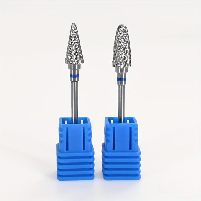 TEMU 2pcs Nail Drill Bits, Pedicure Remover For Acrylic Gel, Nail Polishing Head For Polishing Dead Skin Remover Multifunctional Polishing Head For Nail Salons