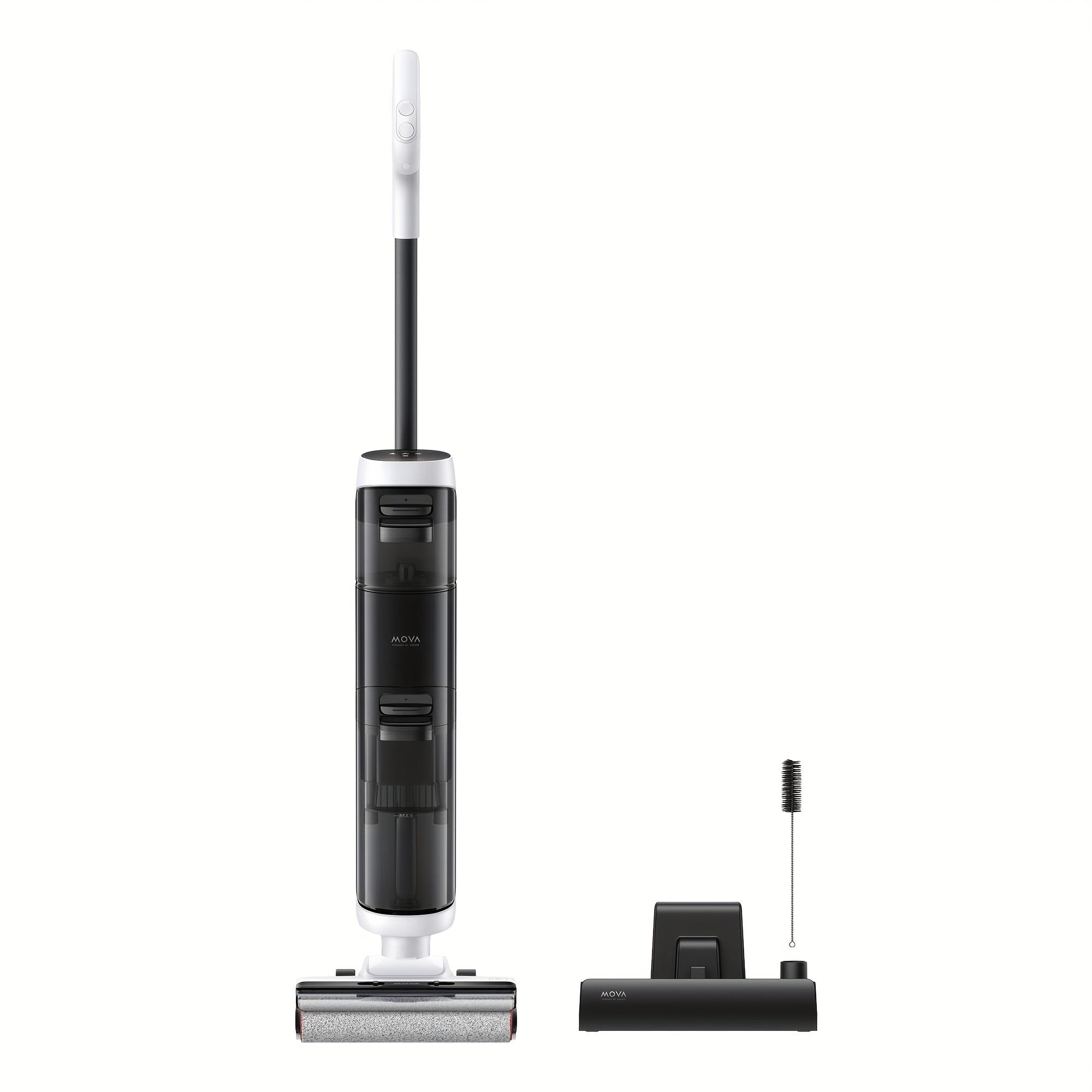 TEMU Mova K20 Wet And Dry Vacuum Cleaner, 7kpa Suction 200w Powerful, 4kg Lightweight Vacuum Cleaner, Self-cleaning Automatic Brushes, 30 Min , Cleaning