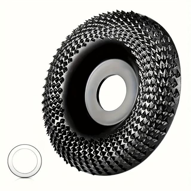 TEMU 1ks 125mm Vysokokvalitní Manganová Ocel Dřevěný Soubor Kolečko Pro Úhlový Brus - Ostré Zuby, Kompatibilní S 16/22mm - Ideální Pro Efektivní Dřevoobrábění, Vykázaní