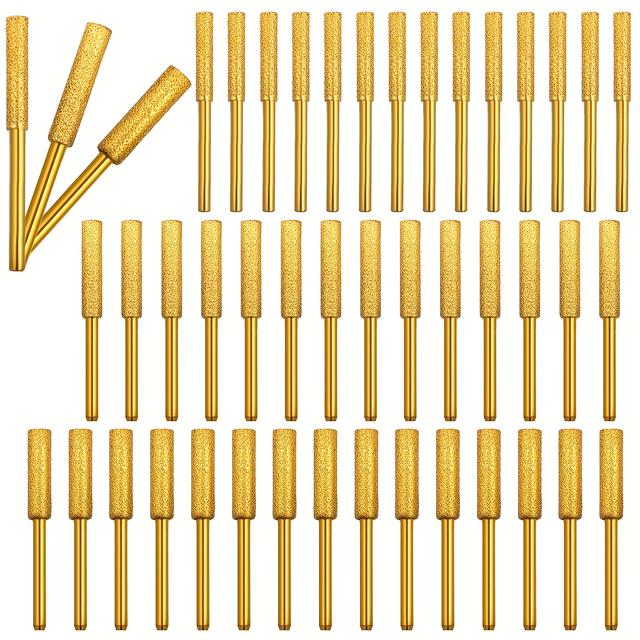 TEMU Diamond Chainsaw Sharpener Kit For 123 , High Hardness Chainsaw Sharpening Stone Tool, Designed For Sharpening Chainsaw Chains, Includes 1/8", 5/32", 3/16", And 7/32", 5/16" Sharpening Stones