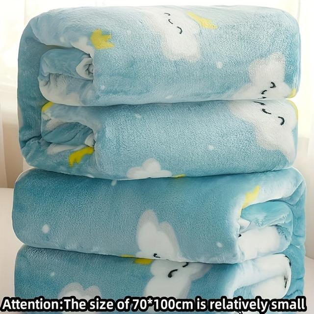 TEMU A Fleece Blanket Beautiful, Comfortable, And Warm, Suitable For Use On Sofas, Beds, Cars, Offices, And For Pets; A Perfect Gift For Birthdays And Christmas