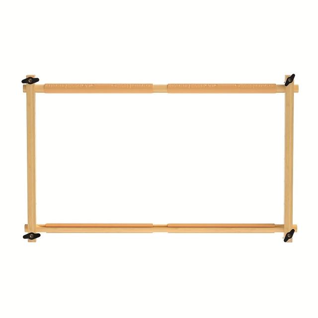 TEMU 1pc Square Embroidery Hoop 25.98inch*17.72inch (66cm*45cm), Diy Stitch Frame, Tapestry Scroll Embroidery Frames, Wood Stitch Frame, Needlepoint Holder For Sewing