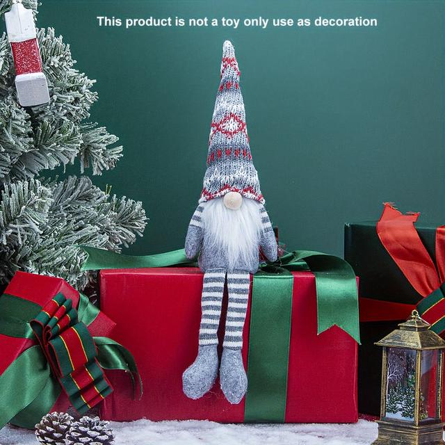 TEMU 1pc Christmas Dwarf Old For Man Decoration Nordic Style Faceless Old For Man Small Pendant Christmas Tree Pendant Christmas Decorations Home Decoration Hotel Party Decoration, Best For Christmas