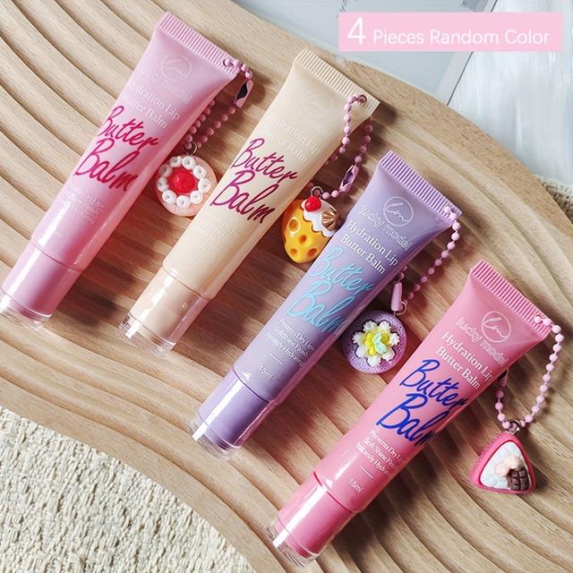 TEMU Set Of 4 Hydrating Lip And Moisturizing Gloss - Deep Hydration, | Lightweight Formula For Smooth, Moisture For Chapped Lips