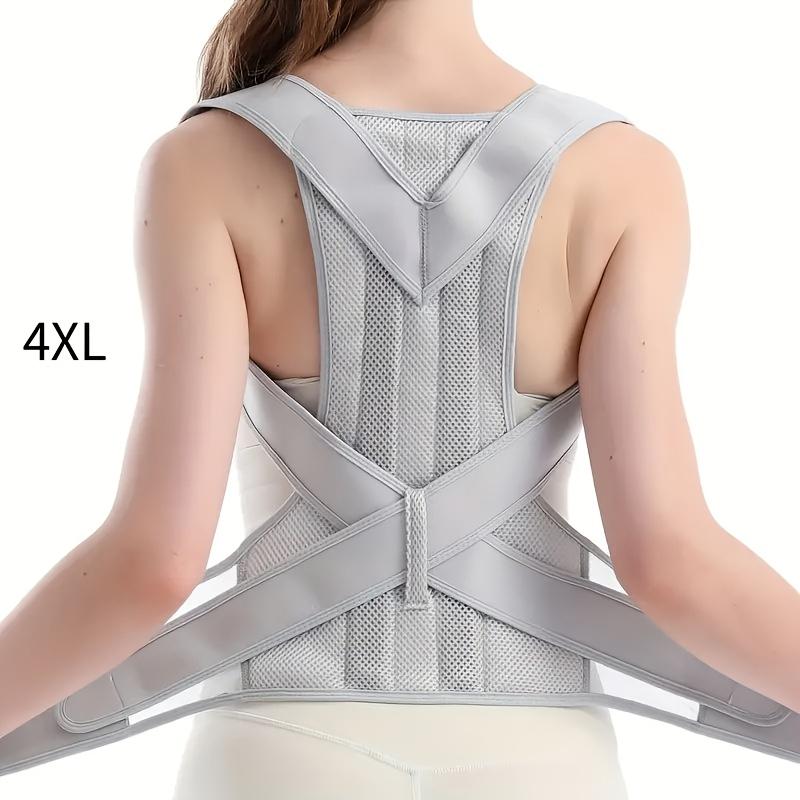 TEMU Unisex Adjustable Support Belt, Ideal For Running And Sitting, Hand Washable, For Upper And Lower Back Support