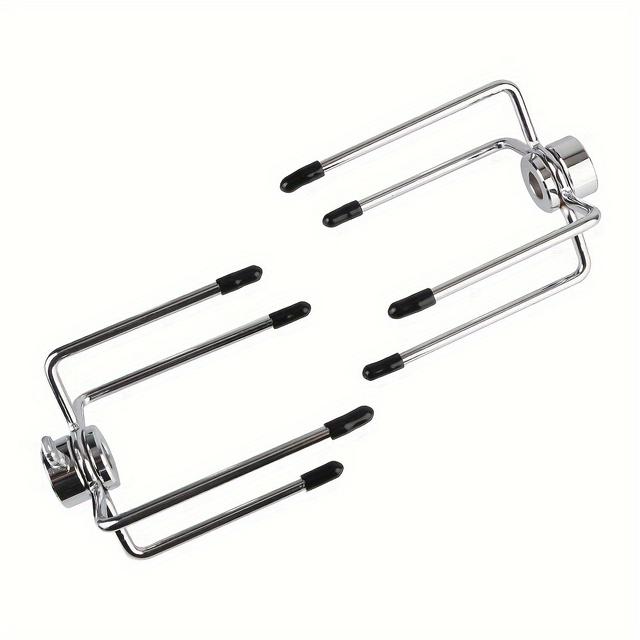 TEMU Juego De 2 Piezas, Tenedores Para Asar De Acero Inoxidable, Pinchos De Carne Duraderos Para Parrilla De Pollo Al , Accesorios Para Cocinar , Herramientas De BBQ