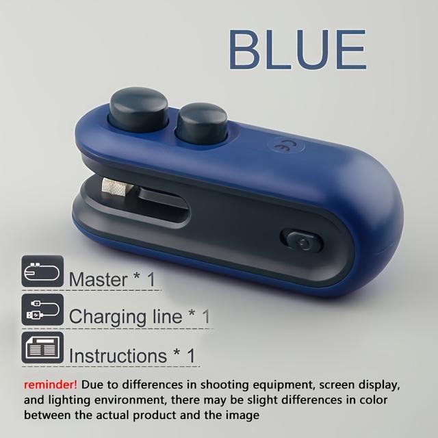 TEMU Scelleuse USB pour , machine à sceller les collations avec batterie au lithium, scelleuse à main portable pour plastique avec fonction magnétique, livrée avec câble de charge